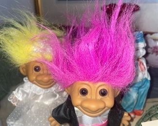 Danskin Troll Wedding Couple Dolls!