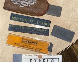 Vintage Cutting Oil Stones!