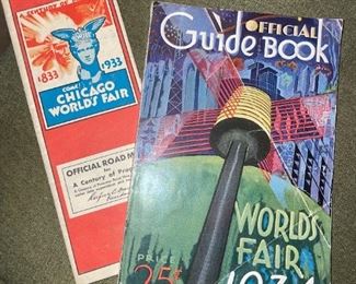 Chicago World War 1933-34 Books!