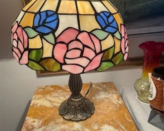Vintage Slag Style Lamp!