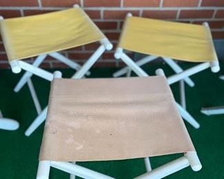 Director Chair Side Table/Ottoman!