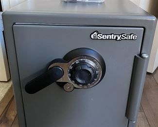 Lock up your valuables. Sentry Safe with manual, combo, keys! Ready to lock up your good stuff!
