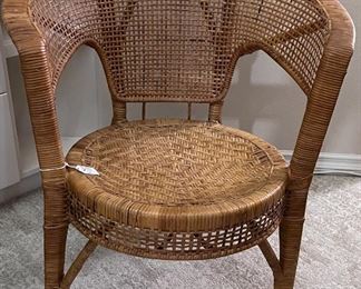 Sweet rattan/wicker side chair