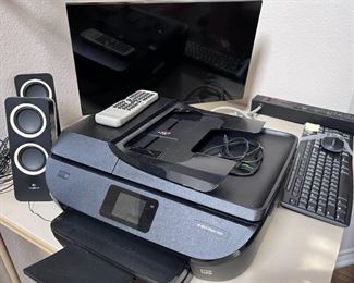 Newer HP printer-SOLD.  Monitor, speakers, keyboard available