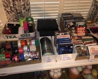 cd's and DVD's