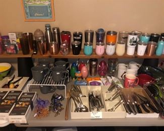 drinkware and silverware
