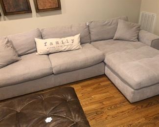 Beautiful "Bernhardt" sofa/chaise