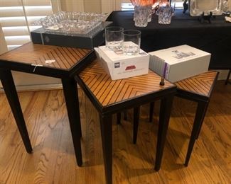 Stylish nesting tables