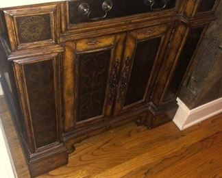 unique vanity base with marble top