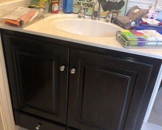 And still another bathroom vanity & sink for sale