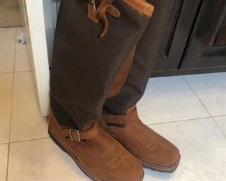 Mens leather snake boots by Chippewa - THESE LOOK NEW!