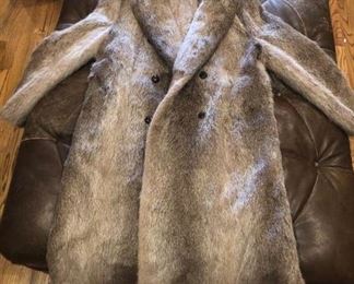 Genuine fur long coat - unknown