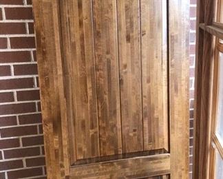 Arched panel Alderwood door
