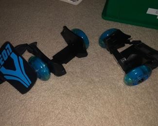 Pair of Neon two-wheel skates
