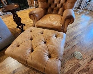 Ralph Lauren Leather Writer's Chair