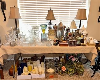 LAMPS, CLEAR GLASS, DECOR, FLAMELESS CANDLES, CANDLES