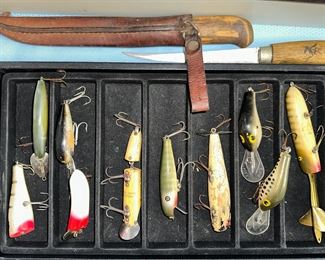 VINTAGE LURES, FILET KNIVES