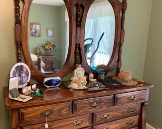 Dresser and mirror 