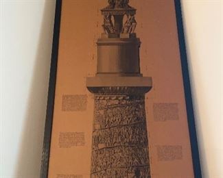 Framed Print Piranesi Column
