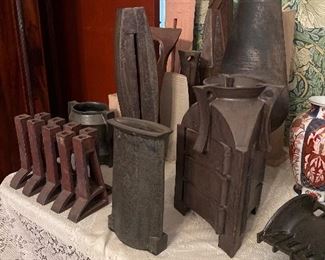 Pottery by Vladmir Donchik “Architecture in clay” including a nice selection of Menorahs