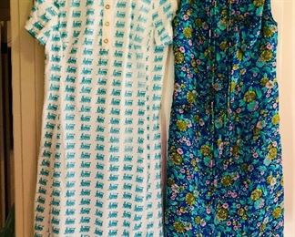 More vintage dresses - right one is silk