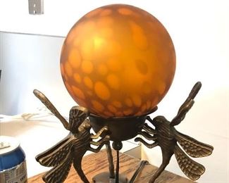 Andrea by Sadek dragonfly lamp (11” tall, uses Type B bulb - 7 watts max.)