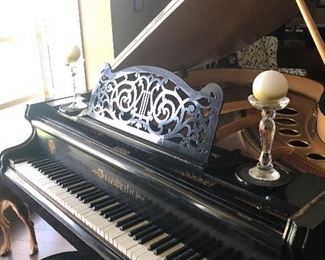 Antique Bosendorfer 5’8”grand piano - Johann Strauss model built in the 1860’s.  Serial #5711
Plays beautifully. This is truly exquisite!!