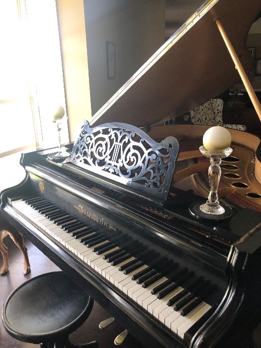 Antique Bosendorfer 5’8”grand piano - Johann Strauss model built in the 1860’s.  Serial #5711
Plays beautifully. This is truly exquisite!!