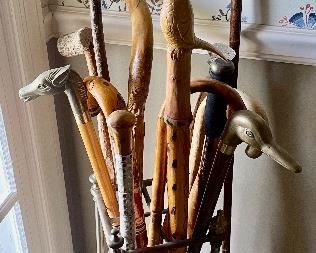 Unique walking cane collection from around the world