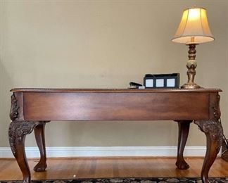 Carved Wooden Desk