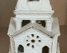 hanging church birdhouse