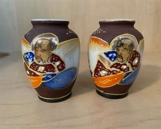 pair small Occupied Japan vases
