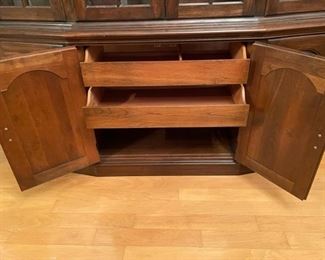 pennsylvania house cabinet drawers open