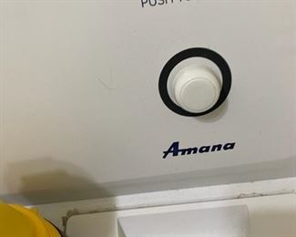 Amana electric dryer start button