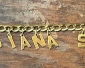 vintage early 1960s LSU charm bracelet