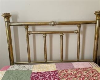 antique brass bed headboard