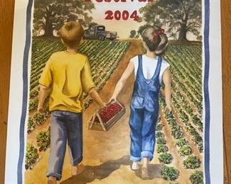 2004 strawberry fest poster