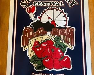 2003 strawberry fest poster