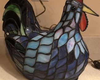 Stained Glass Hen