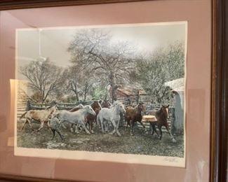 Paul Calle signed Lithograph.                          $500.00