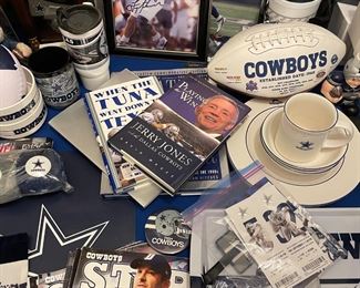Dallas Cowboy Fans!: All types of memorabilia, signed autographs, books, wallets, etc.