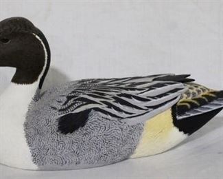 29 - Painted & carved wood duck, McDowell's 1981 14 x 7
