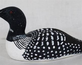 44 - Painted & carved wood duck, McDowell's 2006 9 x 4.5
