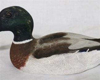 56 - Painted & carved wood duck, McDowell's 1982 8.5 x 4
