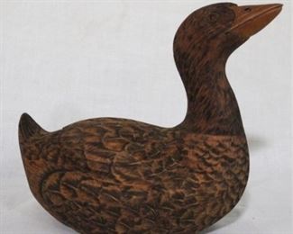 80 - Painted & carved wood duck, McDowell's 2007 6 x 6

