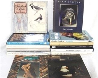221 - Lot assorted bird carving books
