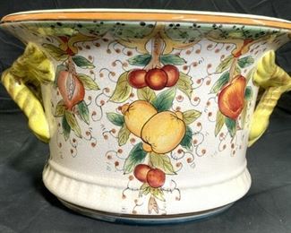 HOUSEWARES INTERNATIONAL Porc Planter W Handles
