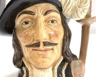 Royal Doulton ATHOS Musketeer Toby Mug, England
