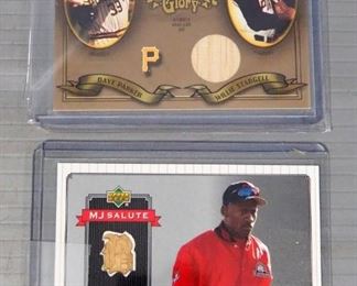 Willie Stargell Game Used Bat Piece From Fleer, Michael Jordan Game Used Bat Piece From Upper Deck, And More