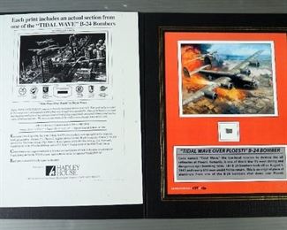 World War II Aircraft Fragments, Includes Pieces From USS Hornet, Wellington N2980 Bomber, B-24 Bomber, Barrage Bomber Balloon, And B-16G Bomber